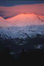 Winter Sunset over Mt. Shasta!